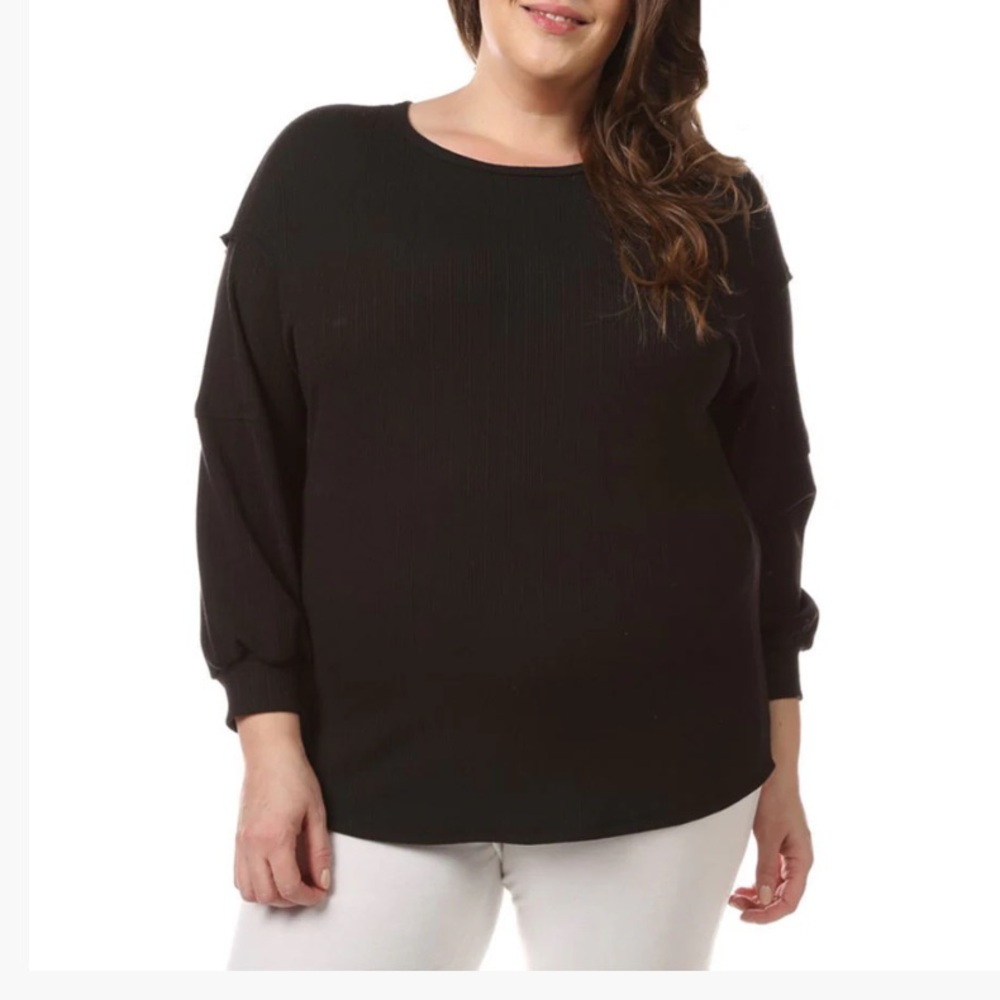 ➕Moa Moa Tiered Sleeve Top